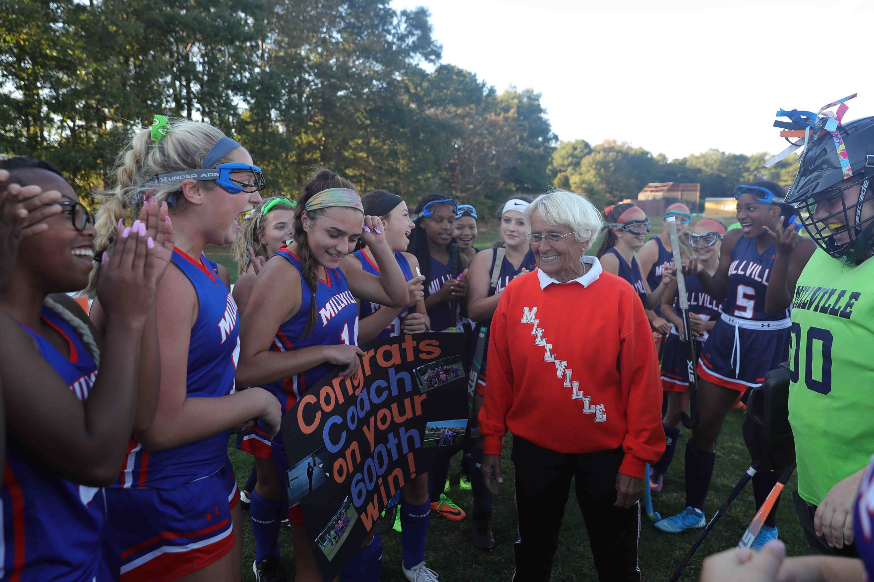 Millville field hockey coach Claudia McCarthy gets her 600th career